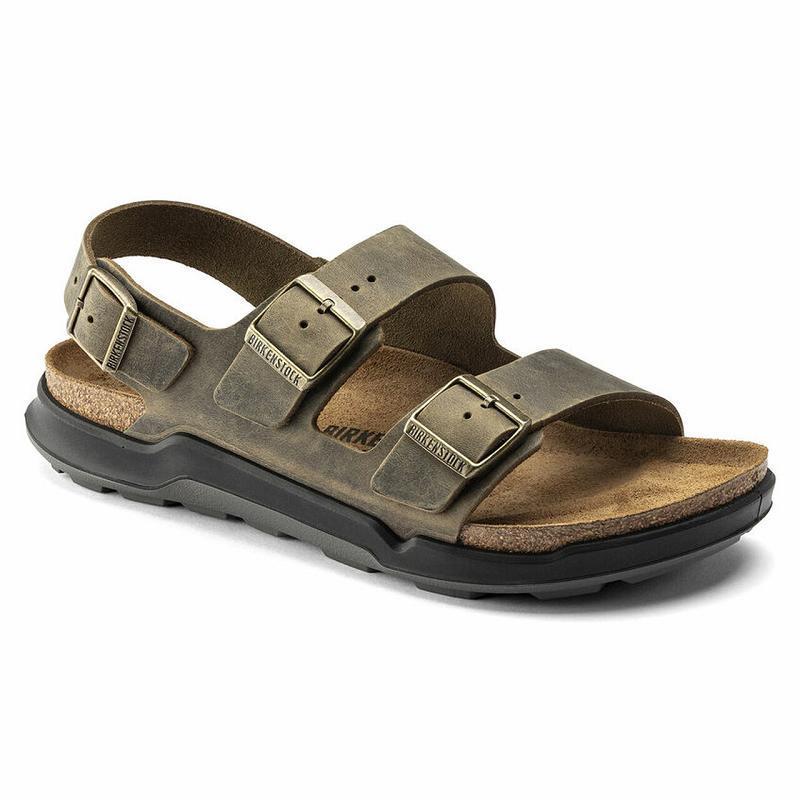 Milano Birkenstock Rugged Oiled Kozene Panske Hnedožltý | SK 338DFM